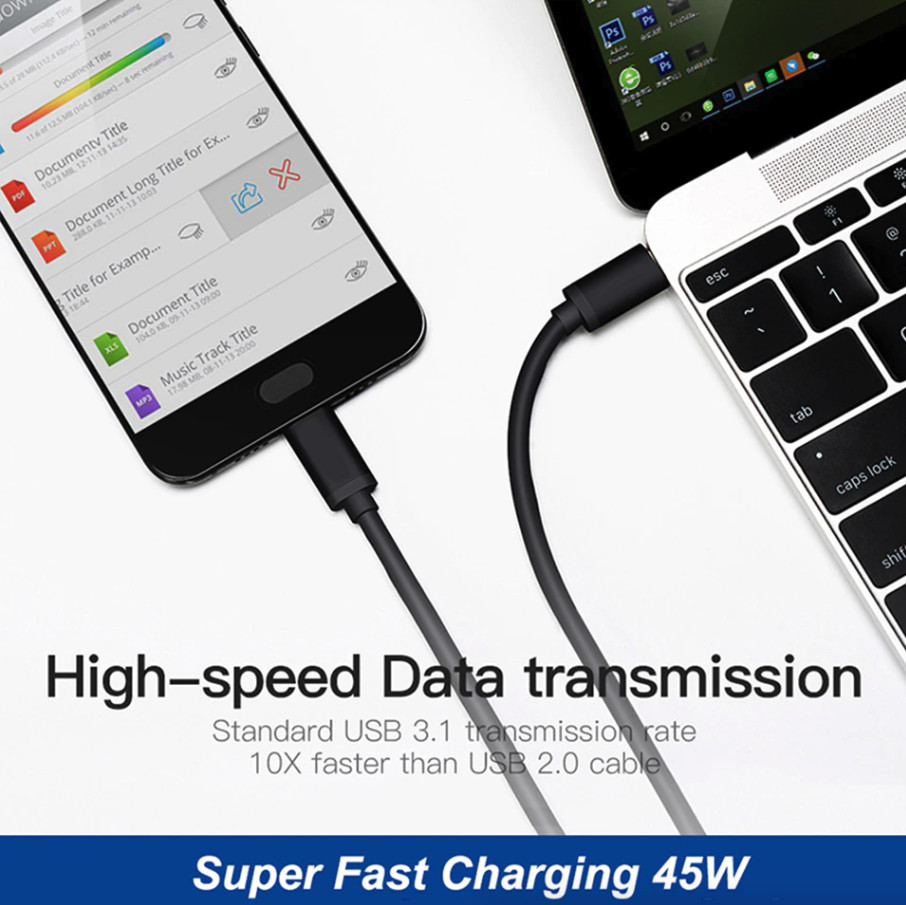 45W Super Wall Charger Adapter 6ft Type C Cable for Samsung Galaxy S23 S22 S21 +