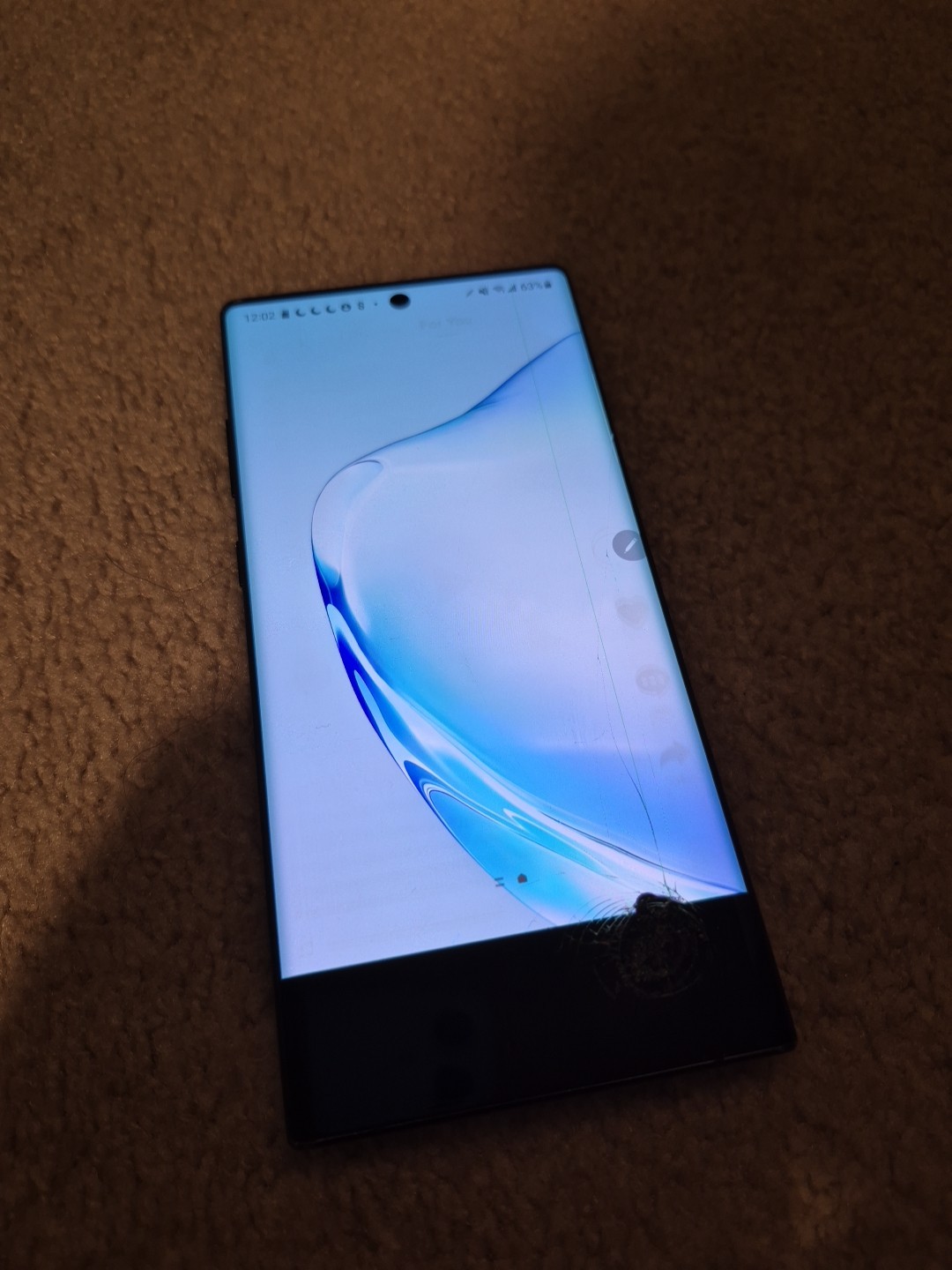 Samsung Galaxy Note10 – 256 GB – Aura Black (Unlocked) SM-N975U