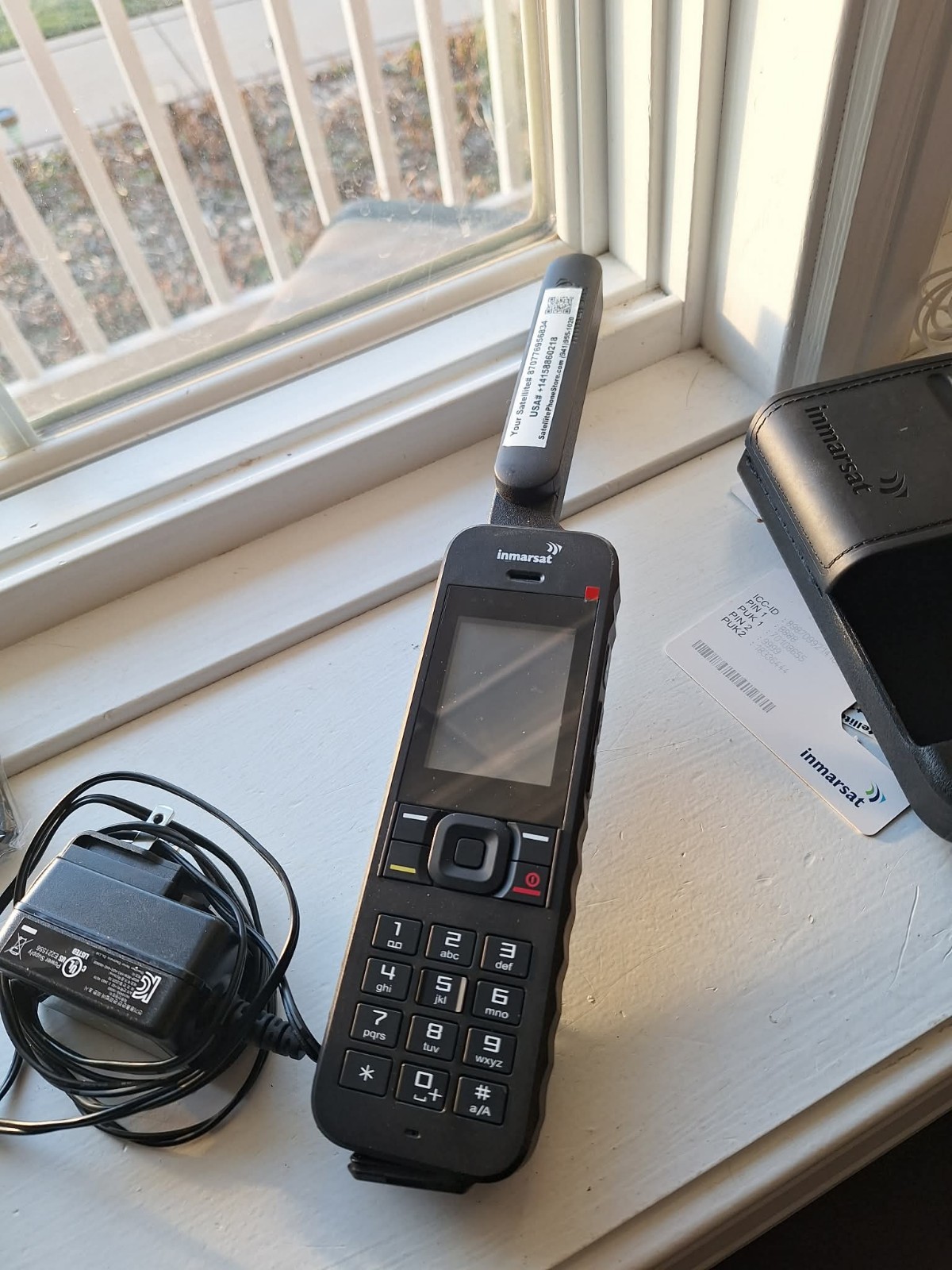 Inmarsat IsatPhone 2 Satellite Phone – 4,904 Prepaid Minutes – Open Box