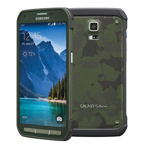 Samsung Galaxy S5 Active G870A 16GB AT&T Unlocked Android Smartphone Good Green