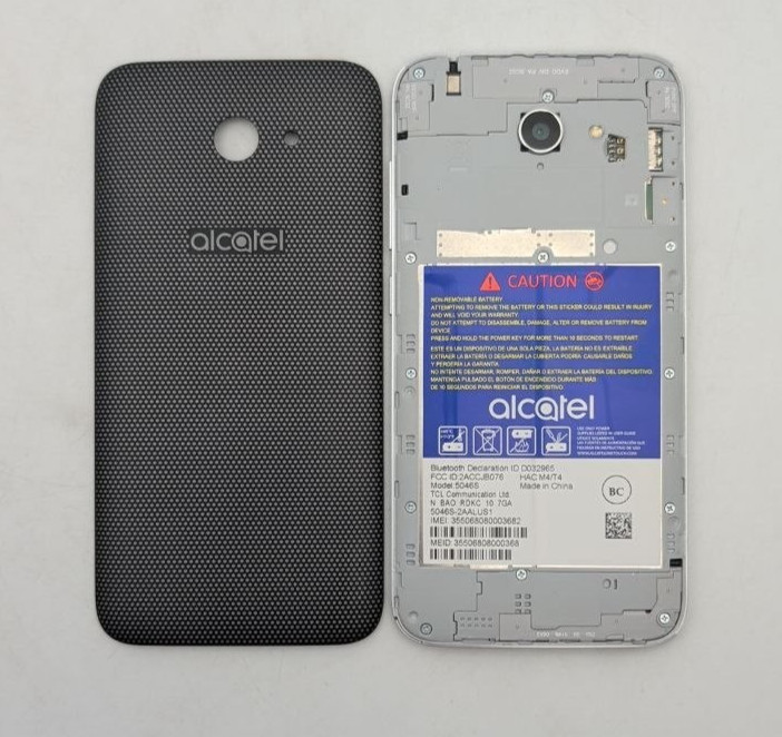 Alcatel A30 Smartphone 16GB 5.0 HD Display Android 4G LTE Unknown Carrier READ