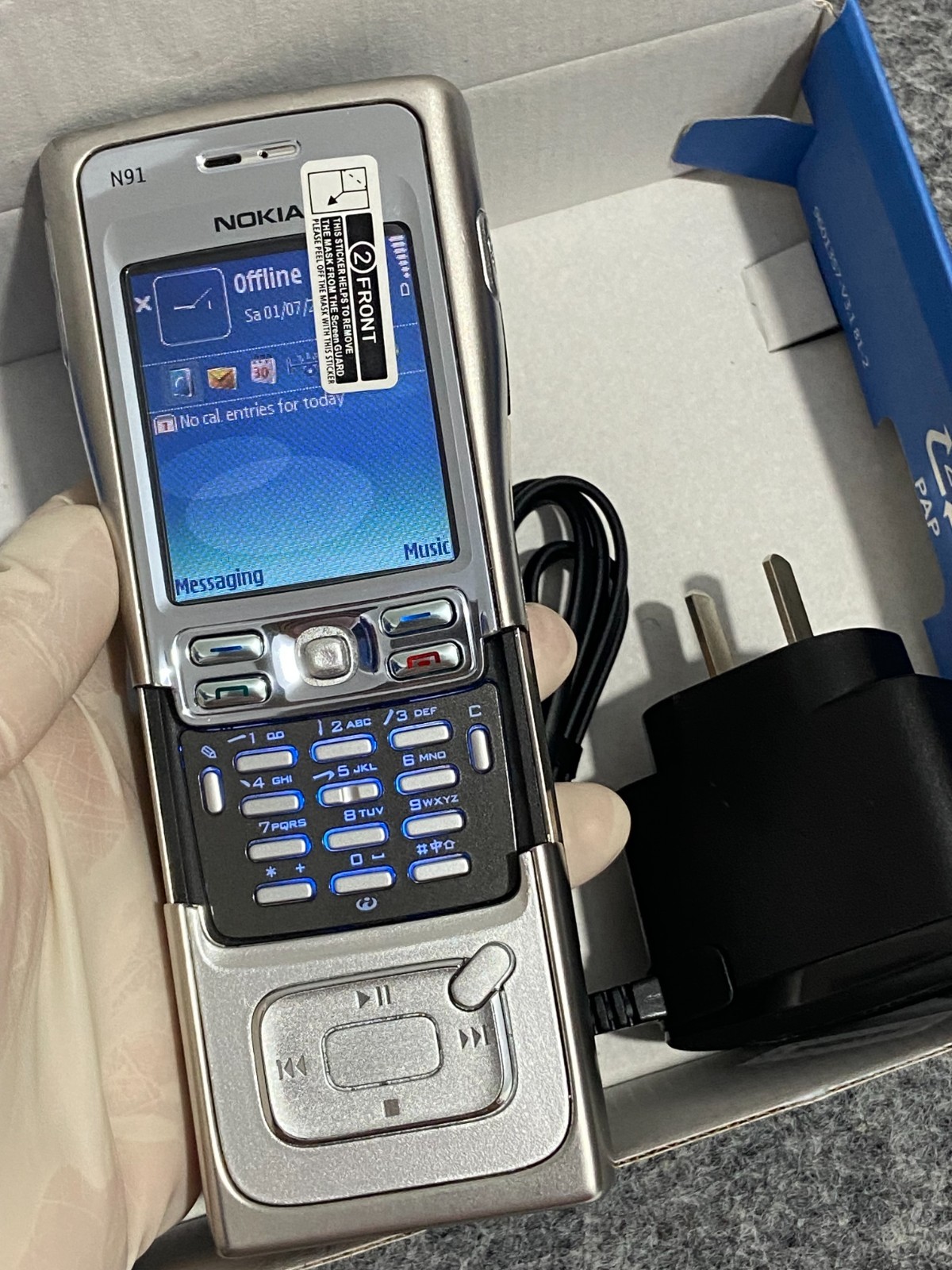 Nokia N91 4GB Unlocked 3G UMTS 2100 Wifi Bluetooth Slide Phone GOOD