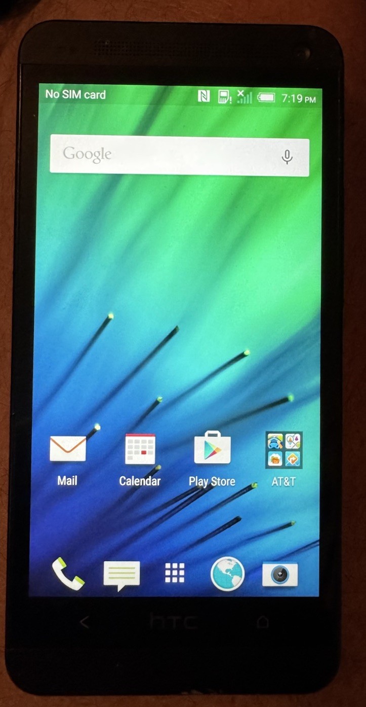 HTC One 32GB Black (ATT) Good Used Fast Ship Rare 5.0.2 Android