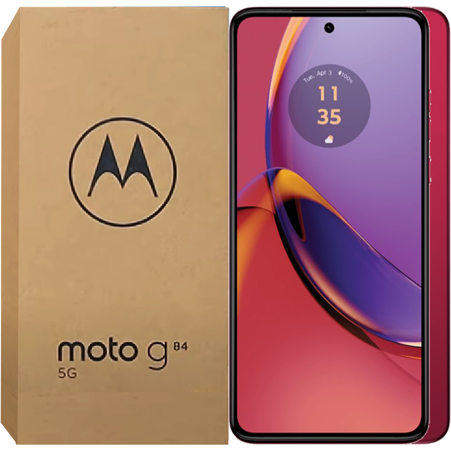 Motorola Moto G84 5G Viva Magenta 256GB + 8GB Dual-SIM Unlocked GSM NEW