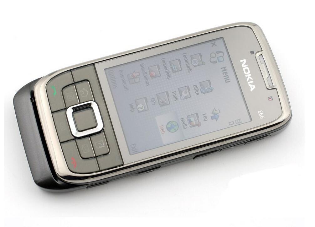 Original Unlocked Nokia E66 GSM WCDMA WIFI Bluetooth 3.15MP Camera Cell Phones