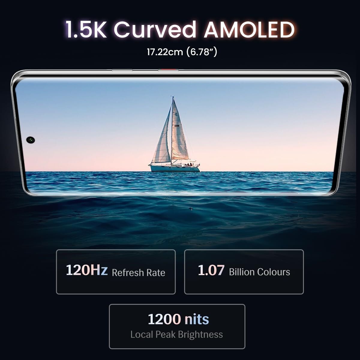 Lava Agni 3 5G (Heather 8GB+128GB)Dimensity 7300X 50MP AI Camera Global Version.