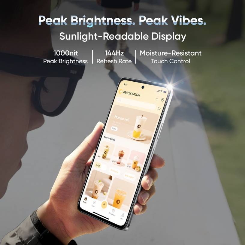 realme P4x 5G Factory Unlocked Dual SIM 8GB RAM 256GB Storage-7000 mAh Battery