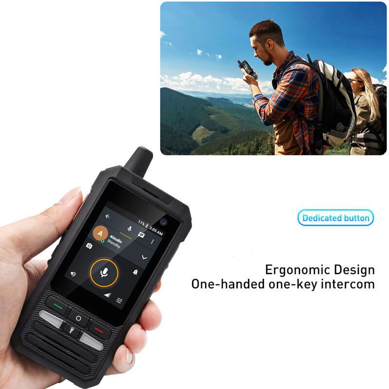 Unlock 4G LTE Android 10 Rugged Smartphone Waterproof Outdoors Mobile UNIWA F80S