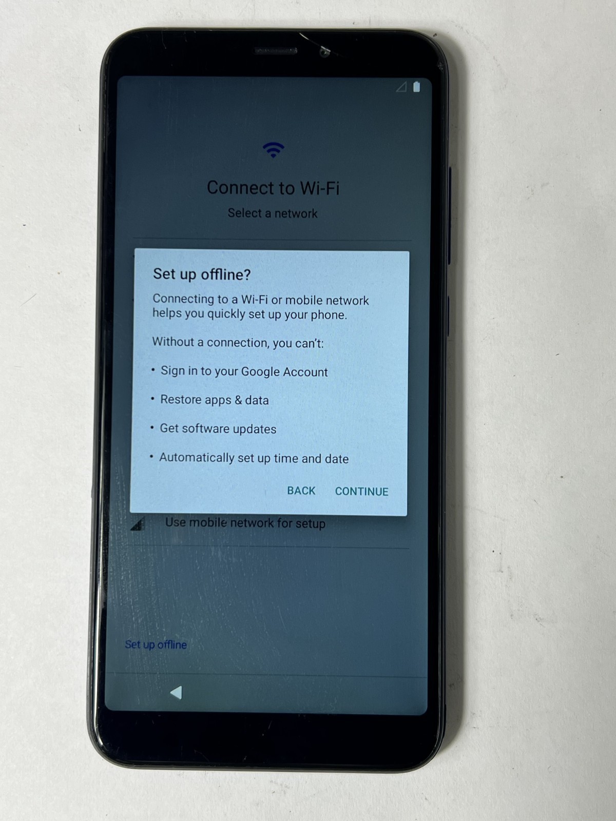 BLU View 3 B140DL 32GB 3GB Black 6″ Smartphone – TFW ST Tracfone Only USED READ