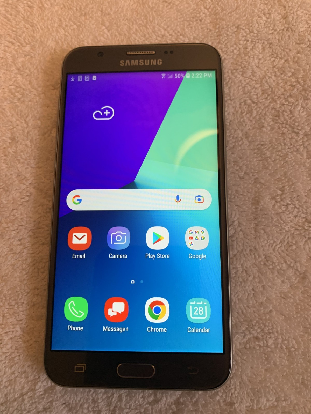 Samsung Galaxy J7 V SM-J727V Silver- 16GB – Unlocked