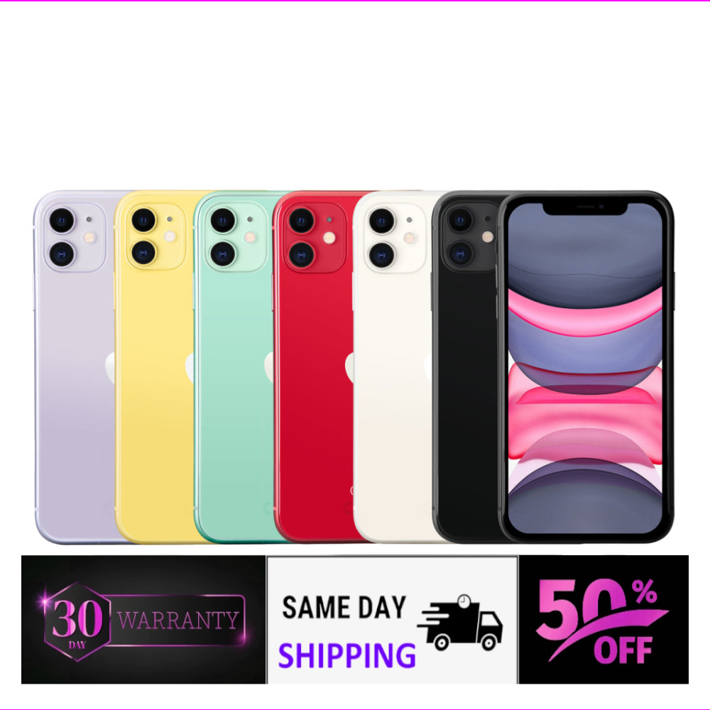 Apple iPhone 11 128GB & 64GB Unlocked – Various Colors – Free Shipping!