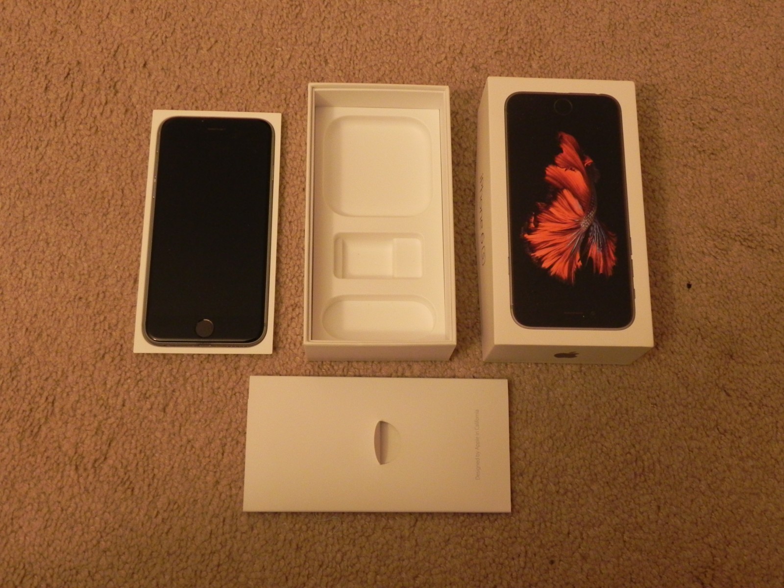 Apple iPhone 6S 32GB Battery Health 74% Space Gray Unlocked in Original Box