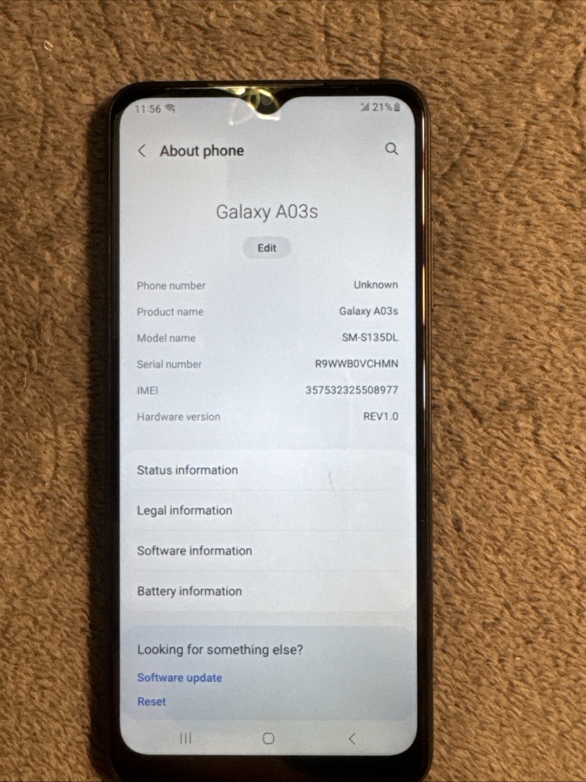 Samsung Galaxy A03S – 32GB- TracFone
