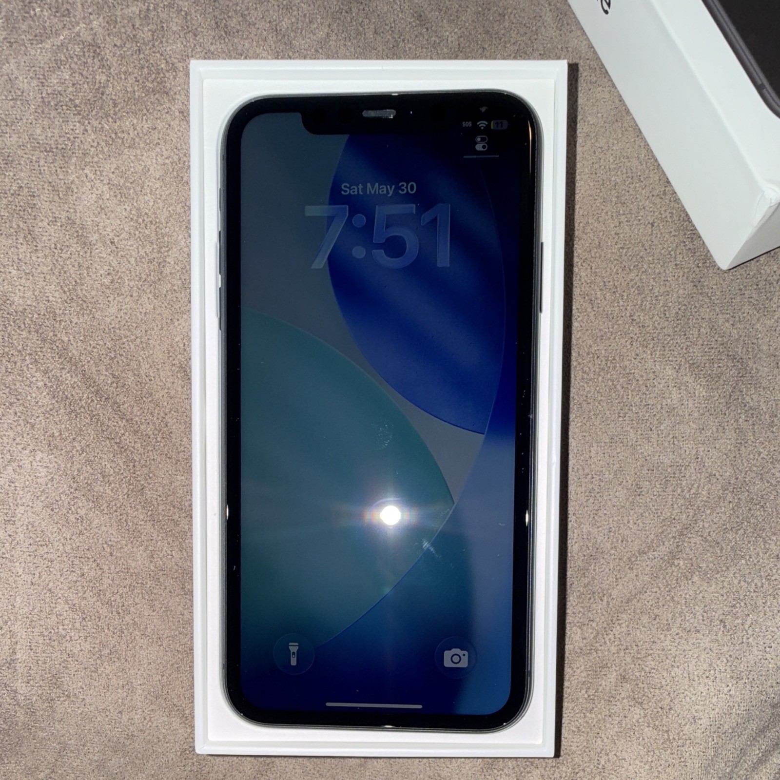 Apple iPhone 11 64GB Black Unlocked (A2111) 12MP A13 Bionic MHCP3LL/A