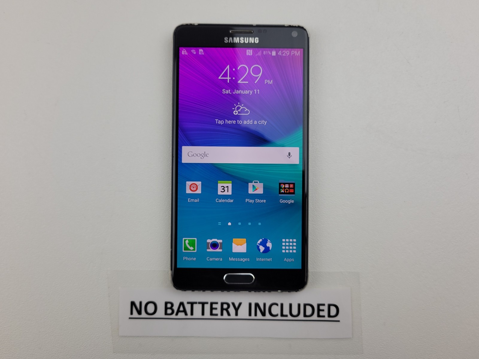 Samsung Galaxy Note 4 (SM-N910A) 32GB (AT&T) Smartphone – Clean IMEI – H3275