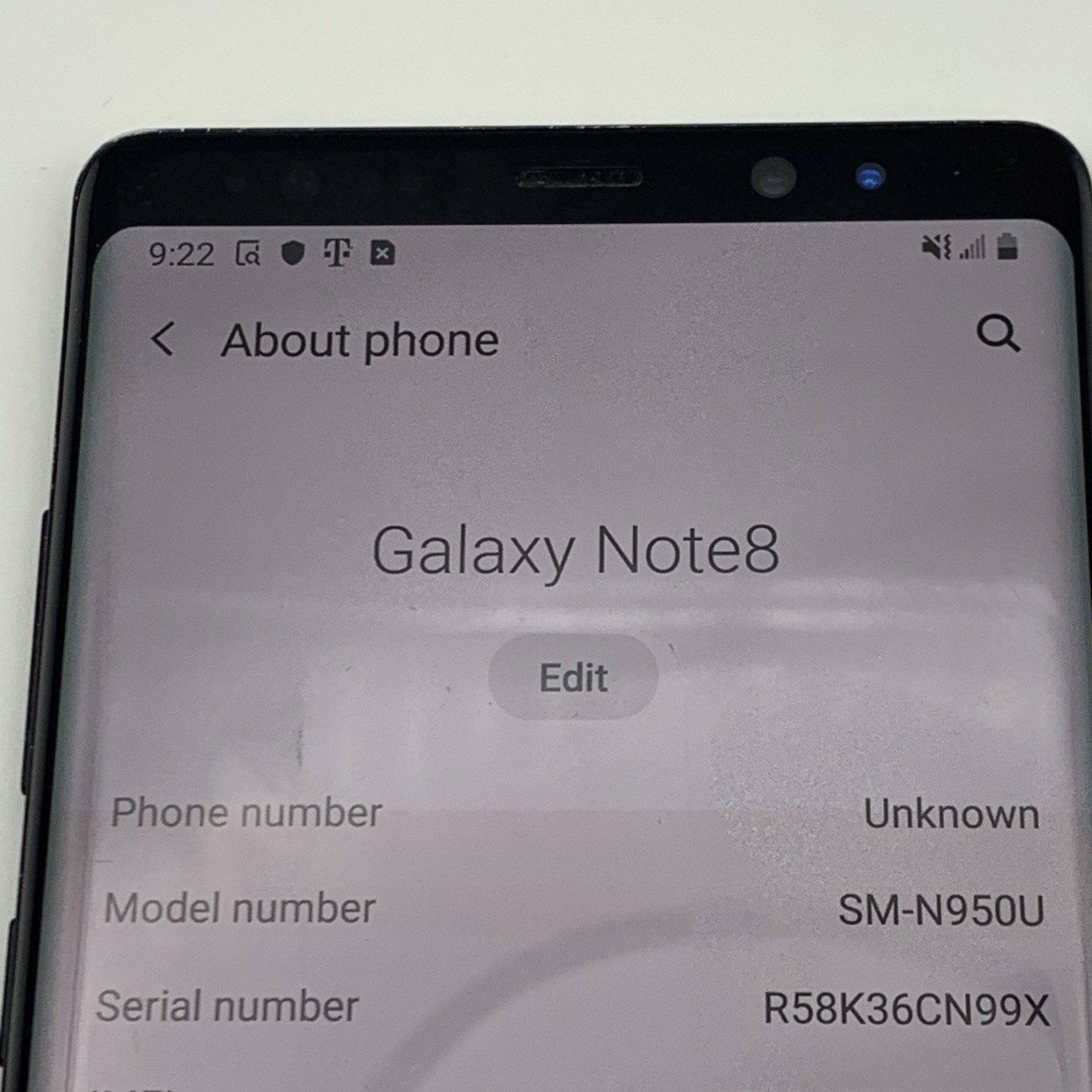 Samsung Galaxy Note 8 SM-N950U 64GB UNLOCKED – SCREEN BURN – TESTED