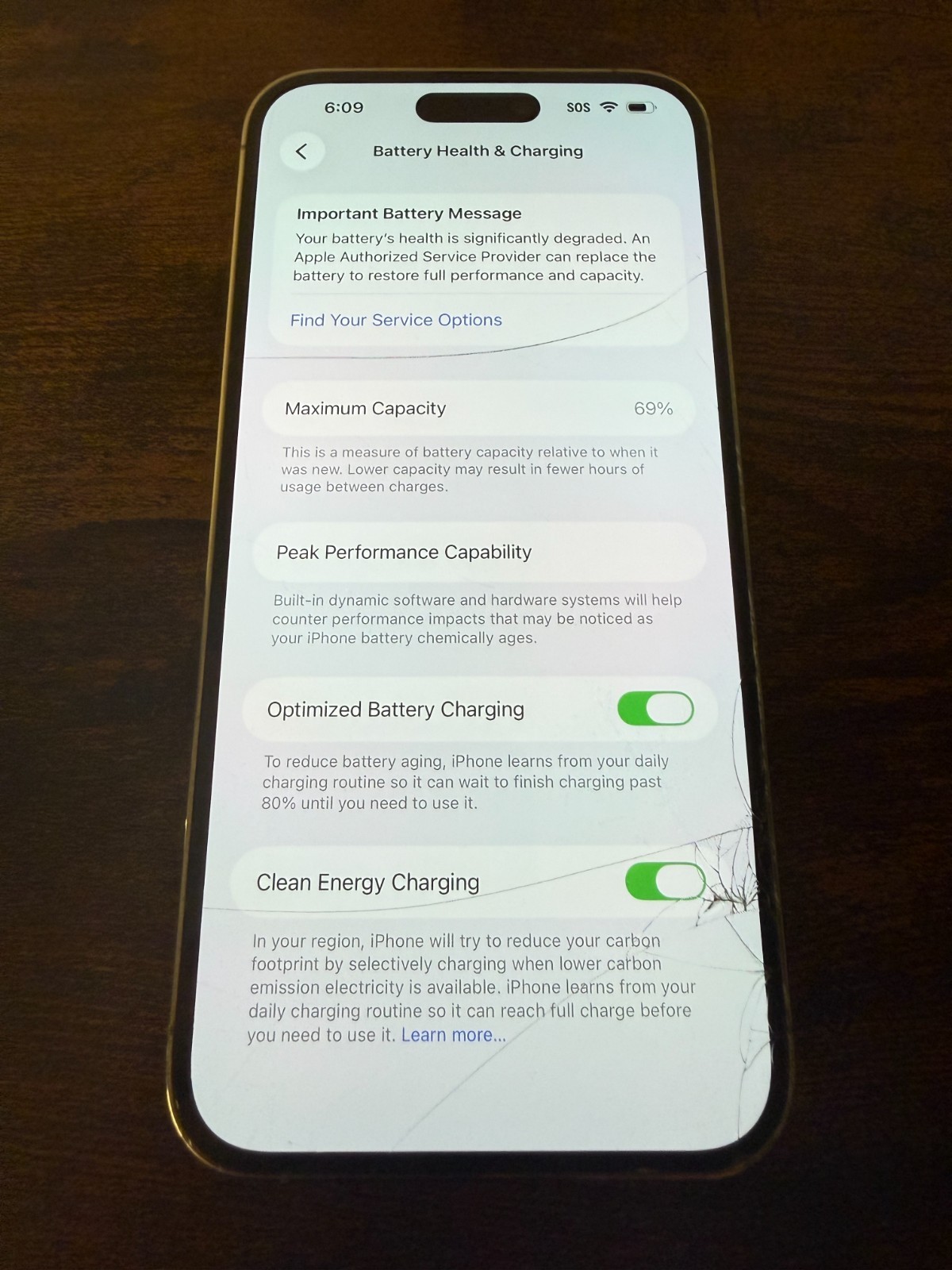 Apple iPhone 14 Pro Max – 256 GB – Gold (Unlocked) – Poor Condition