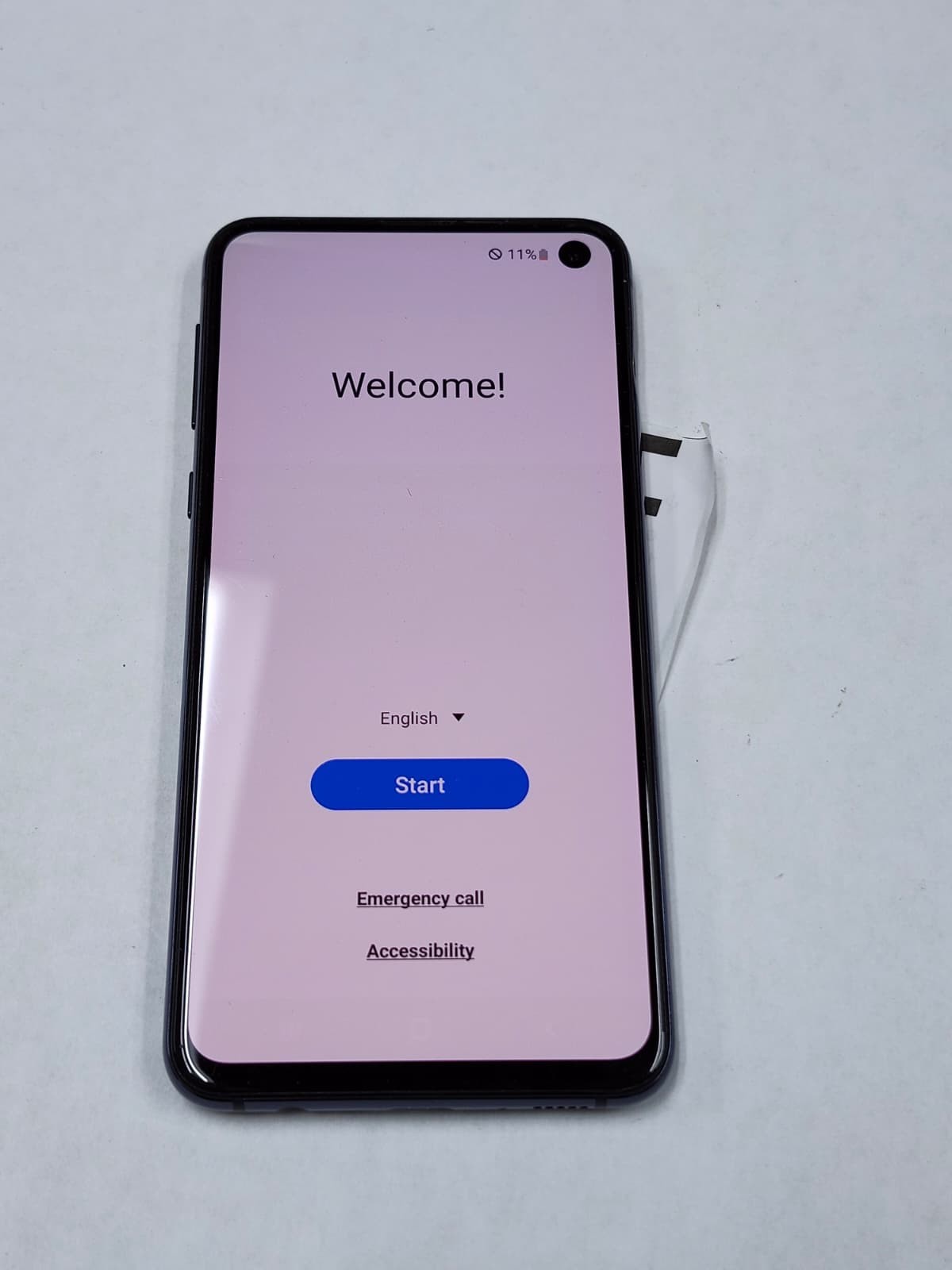 DEFECTIVE – Samsung Galaxy S10E – 128 GB – Black – Unlocked – SM-G970U1 – 11580