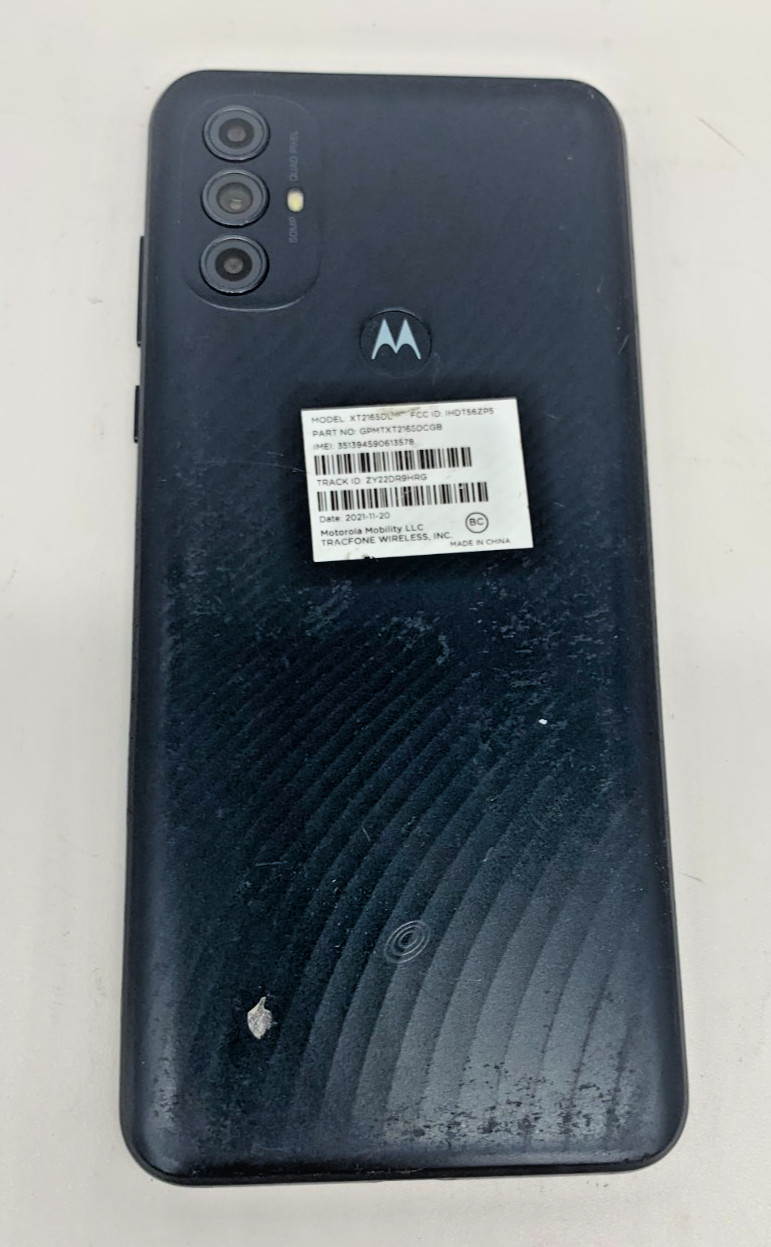 Motorola Moto G Power XT2165DL 64GB BLACK ANDROID SMARTPHONE /FAIR