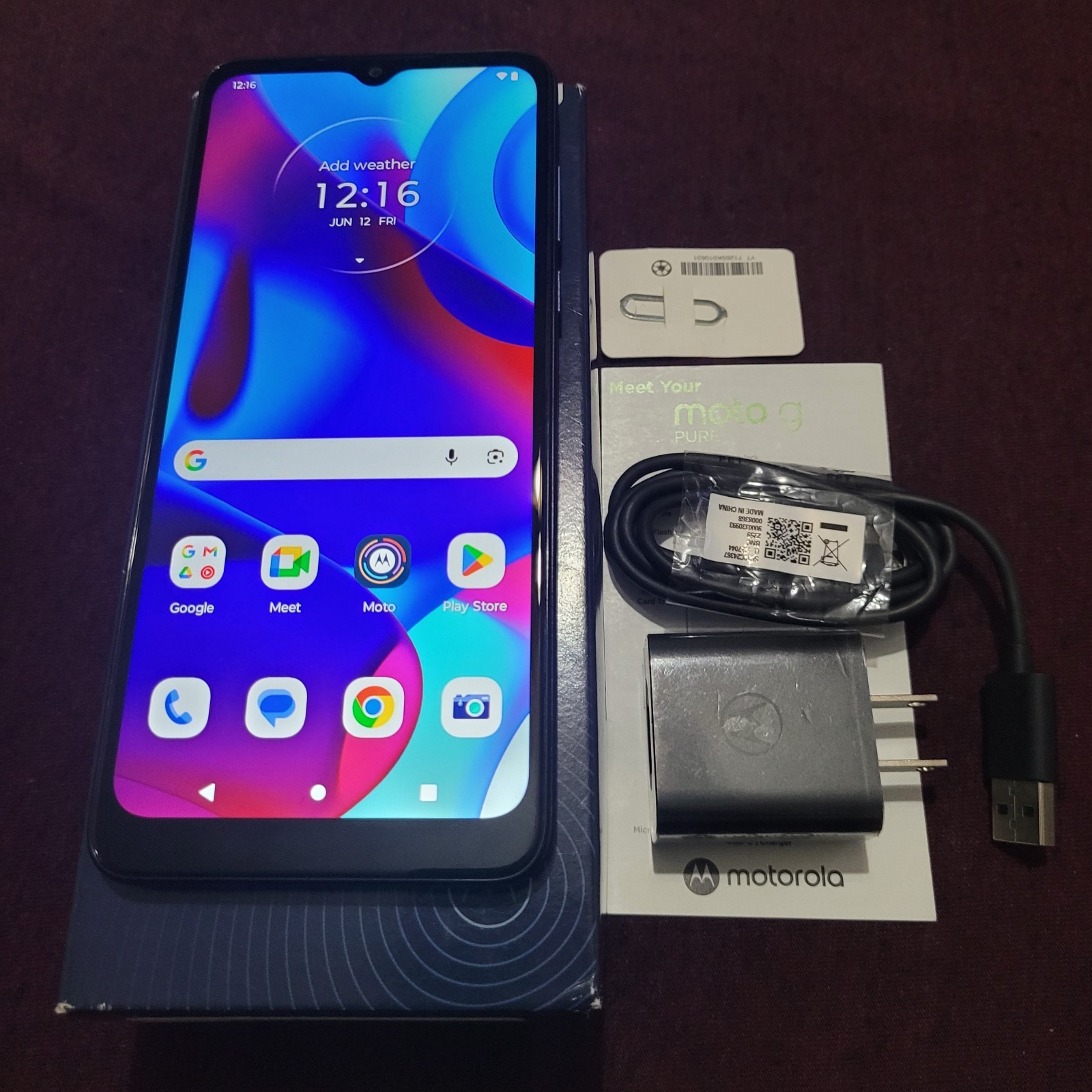 Motorola Moto G Pure 2021 32GB, INDIGO, US CELLULAR, UNLOCKED