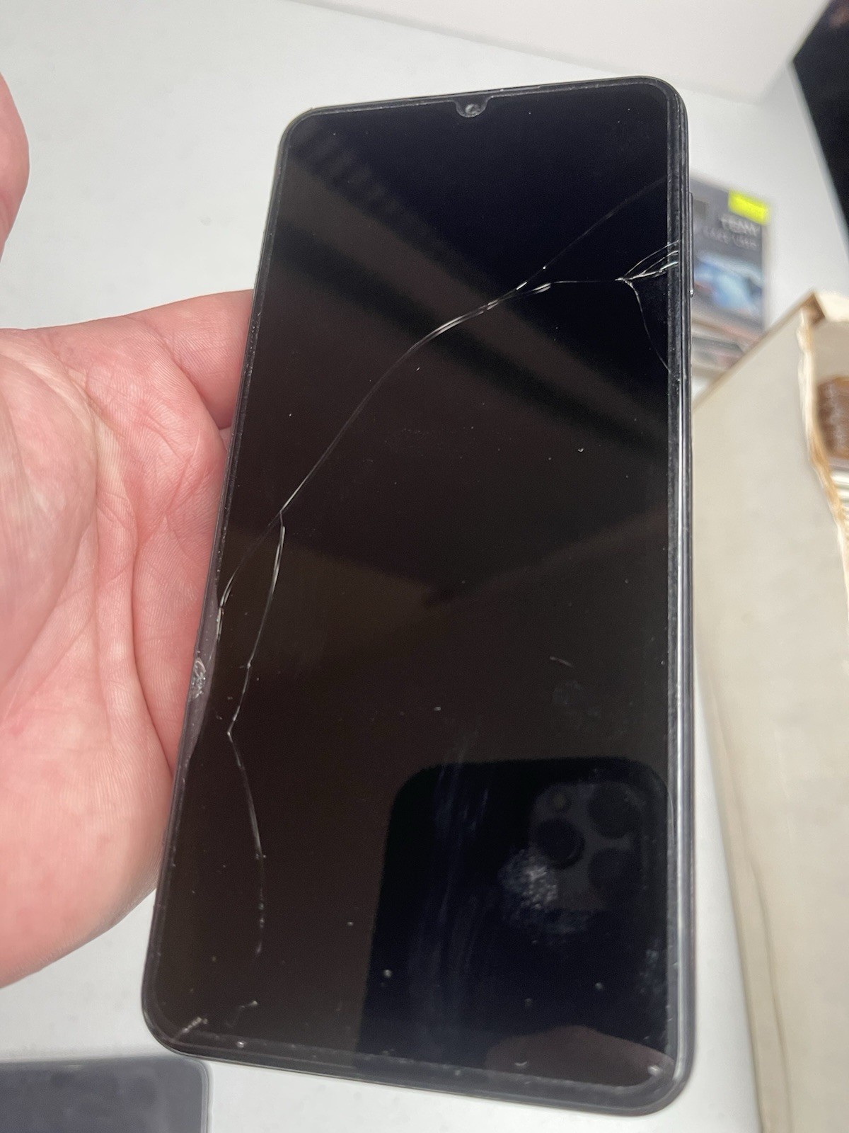 Samsung Galaxy A32 Unlocked Cracked Screen Batt Swell Can’t Remove Work Profile