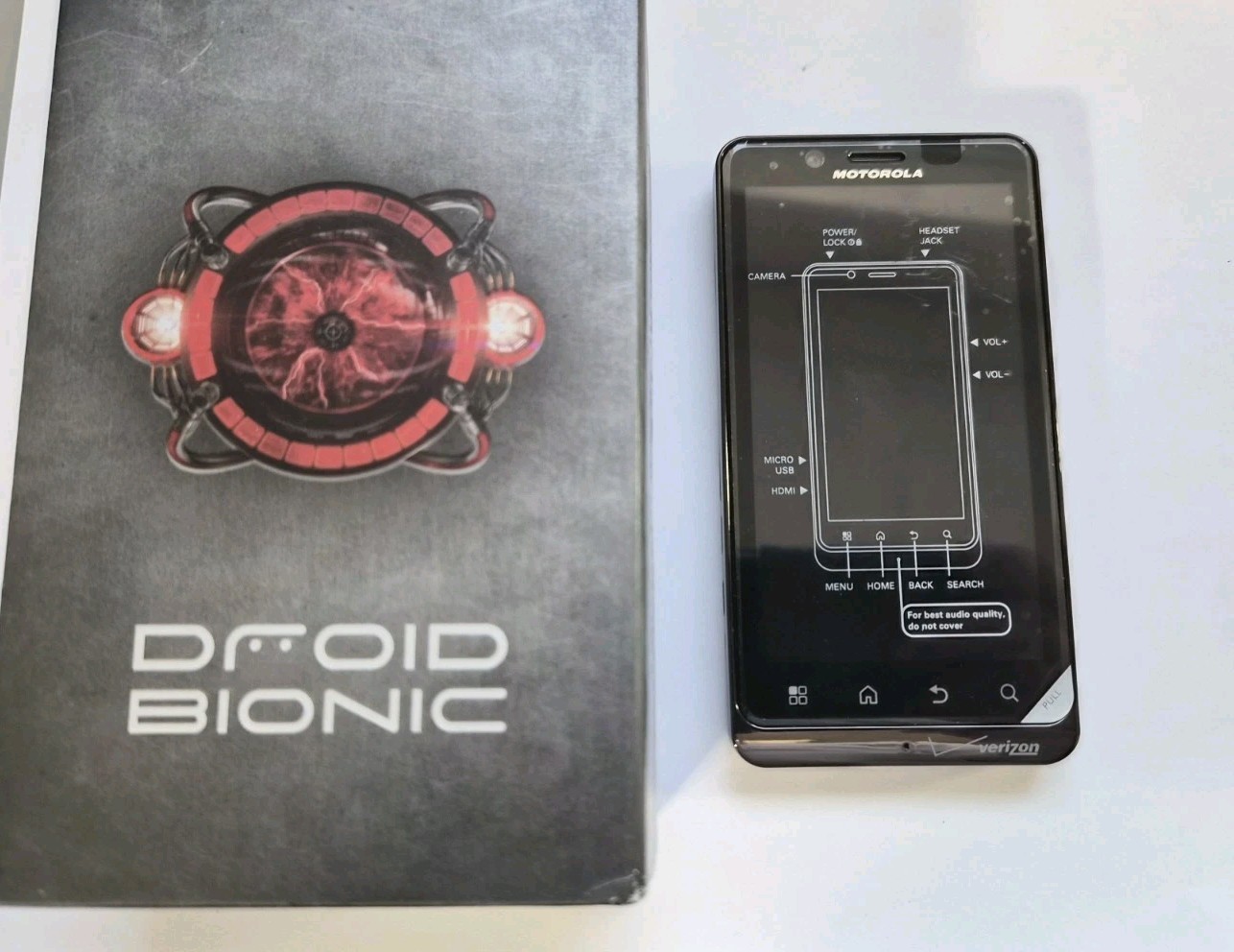 Motorola Droid Bionic XT875 8GB Black Verizon phone **BRAND NEW**