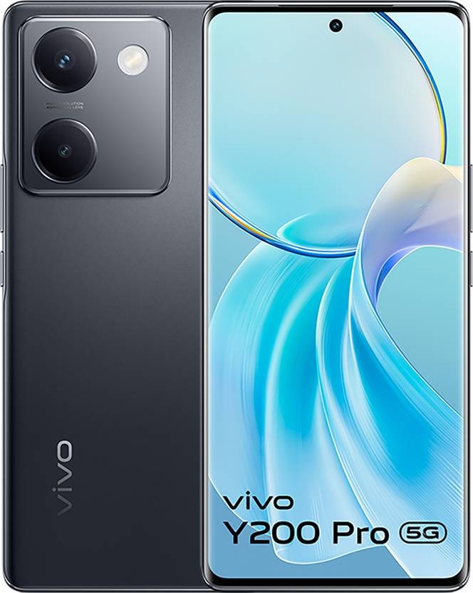 vivo Y200 Pro Black 128GB ROM 8GB RAM Factory Unlocked Android-NO TARIFF TO USA