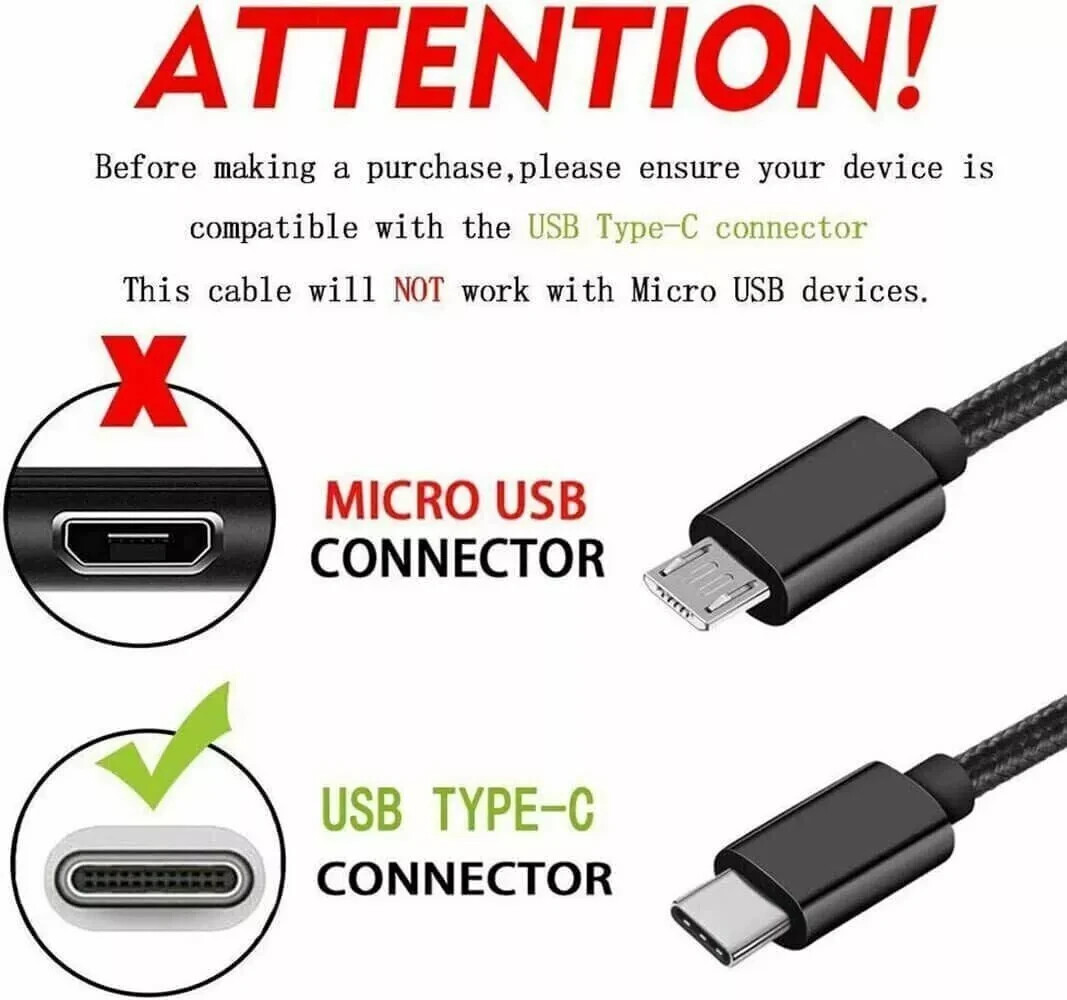 45W Type USB Super Fast Wall Charger 6ft Cable for Samsung Galaxy S24-S20 S9 A8