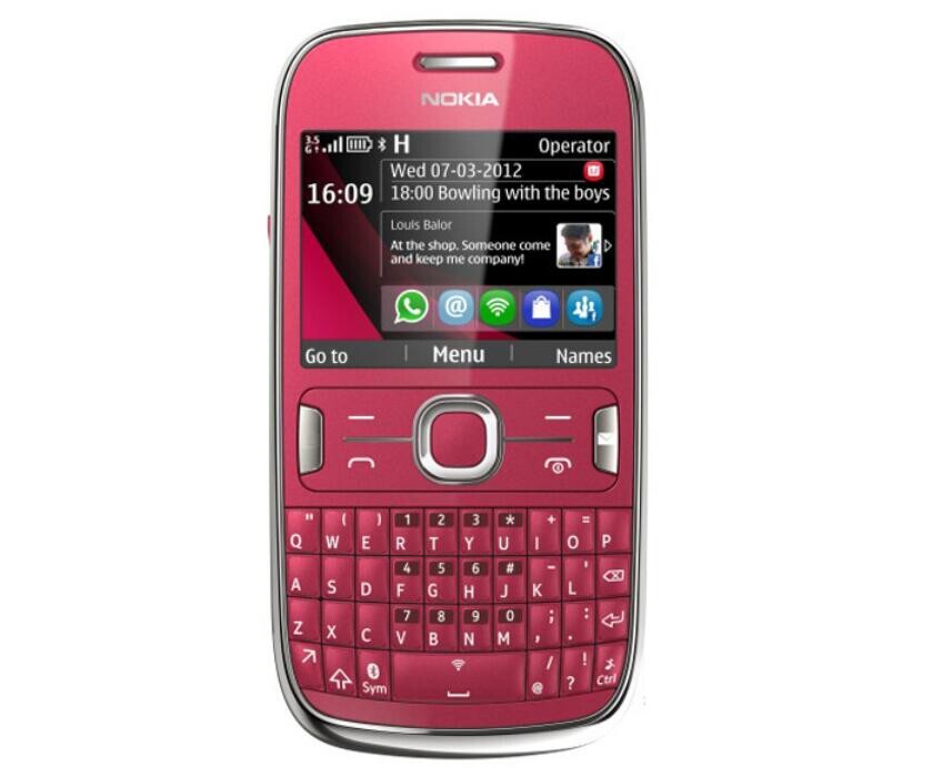 Original Nokia Asha 302 3G WIFI 3MP Camera QWERTY Unlocked Phone
