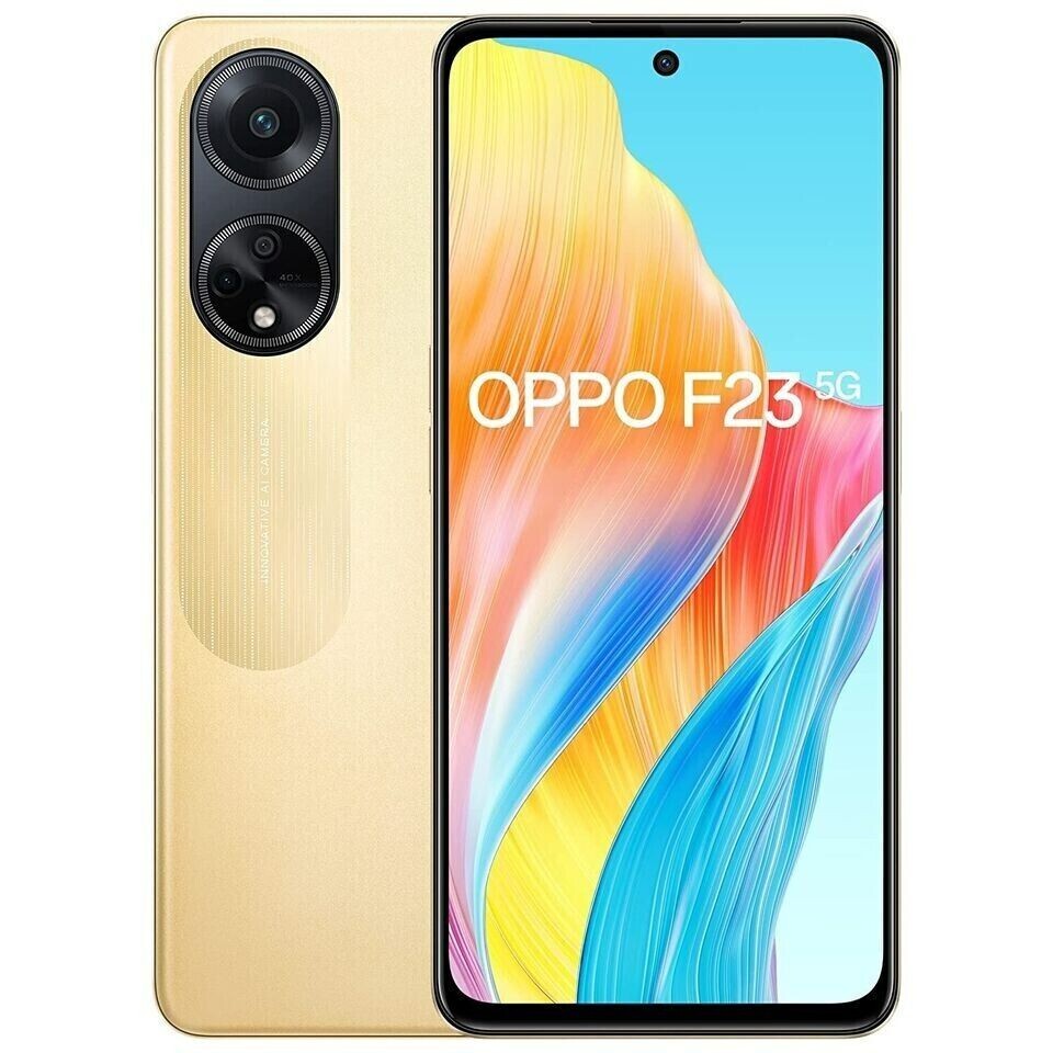 Oppo F23 5G Gold(8GB RAM, 256GB) 64MP Rear Triple 6.72″ 5000mAh 67W Unlocked