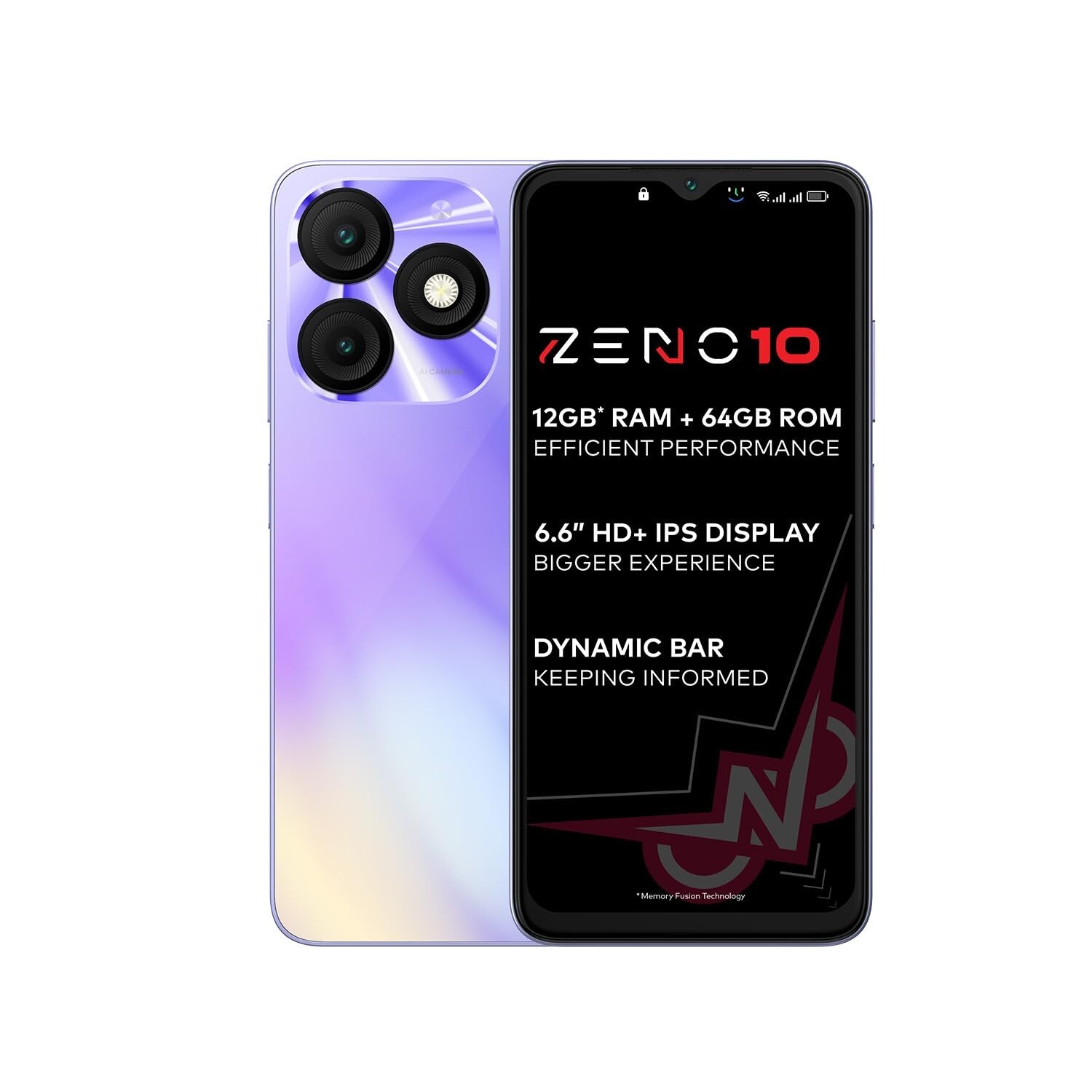 itel ZENO 10-6.6″ HD+ Display-Dynamic Bar 3GB RAM+64GB-GLOBAL-NO USA TARIFFS