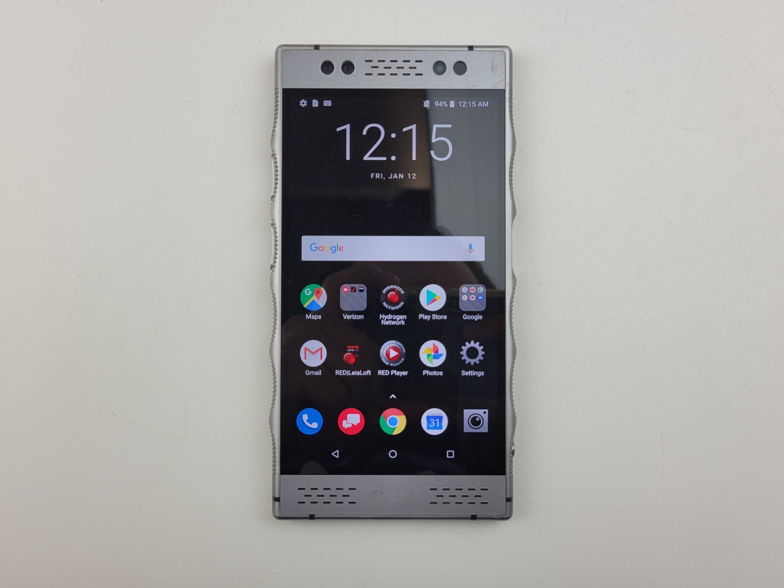 RED HYDROGEN One (H1A1000) 128GB (Verizon) – BLEMISHED – Clean IMEI – J9632