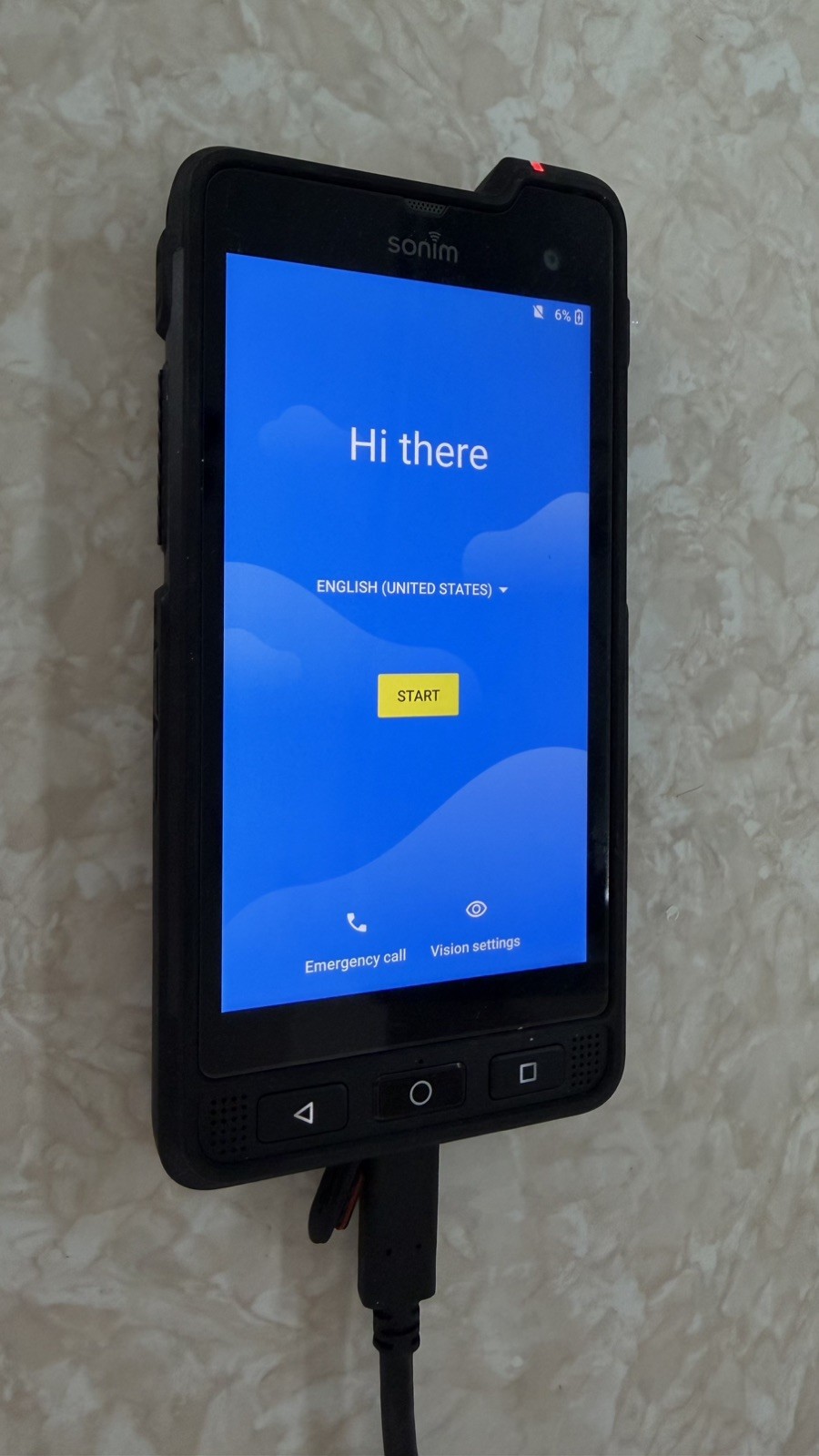 Sonim XP8 XP8800 64GB Black Verizon Unlocked Rugged Smartphone Good