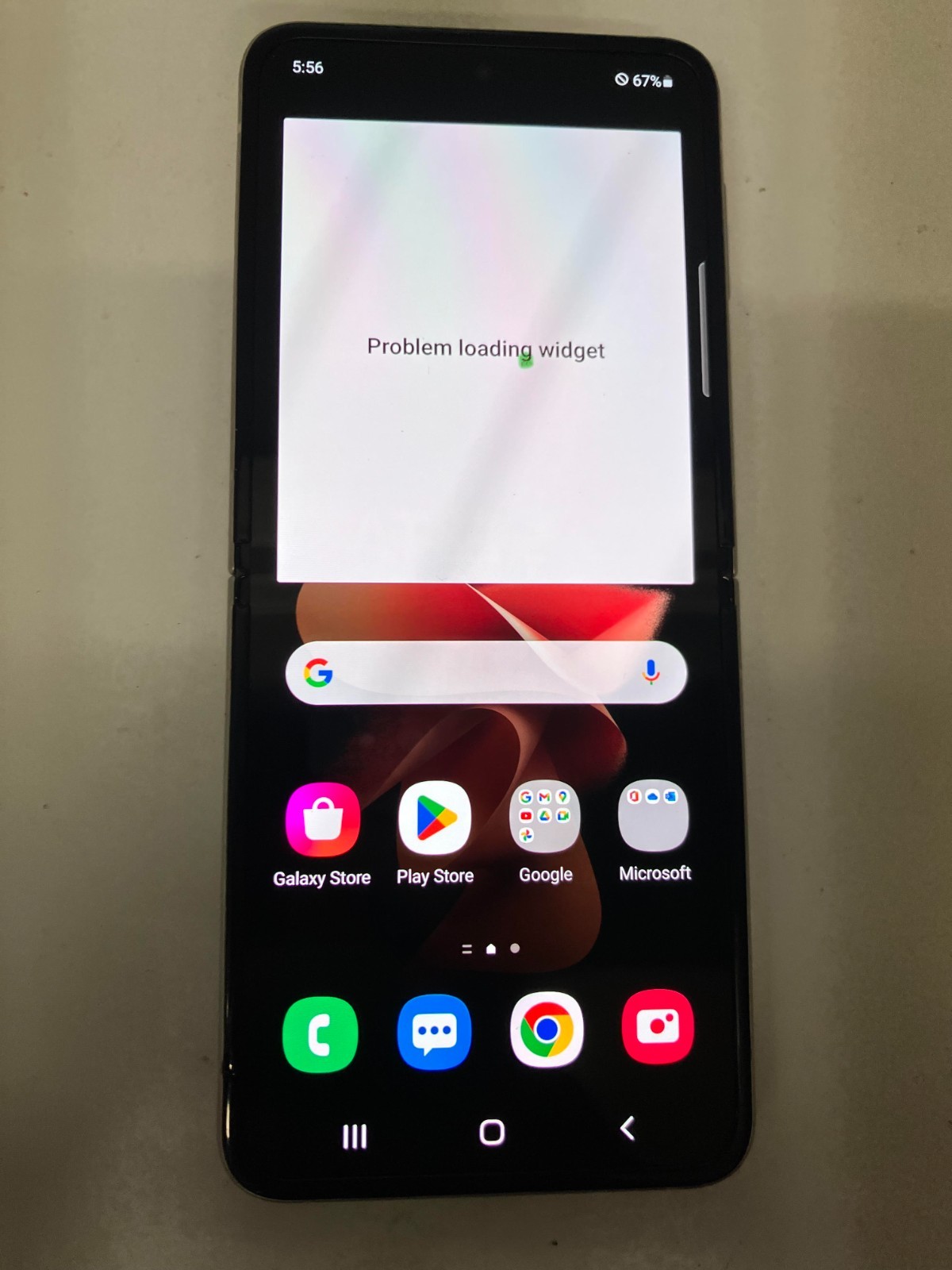 READ LIVE DEMO* Samsung Galaxy Z Flip3 – 128 GB – Cream (AT&T) ~m2097