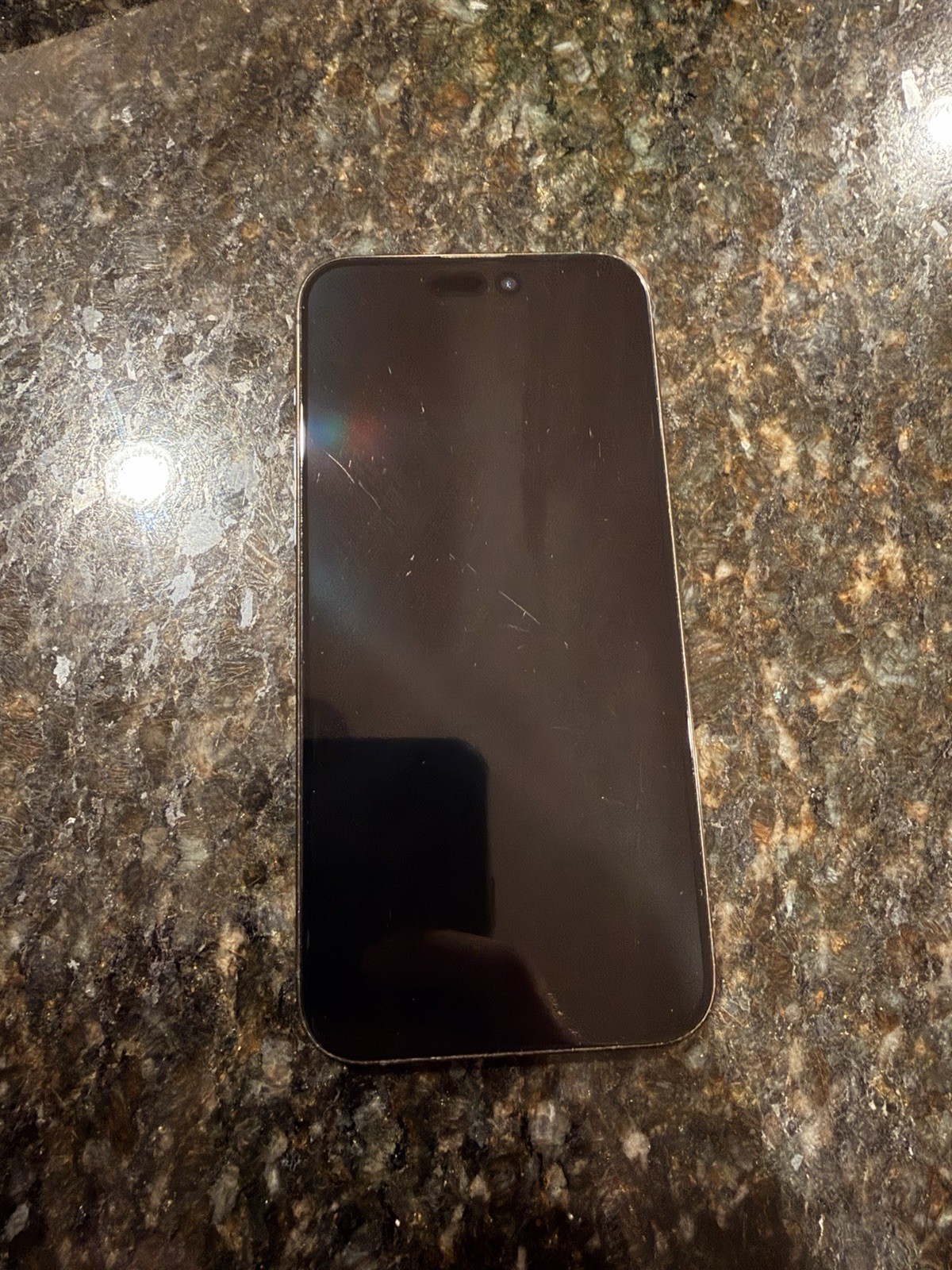 Apple iPhone 15 Pro Gray Bar Style Smartphone with 48MP Rear Camera