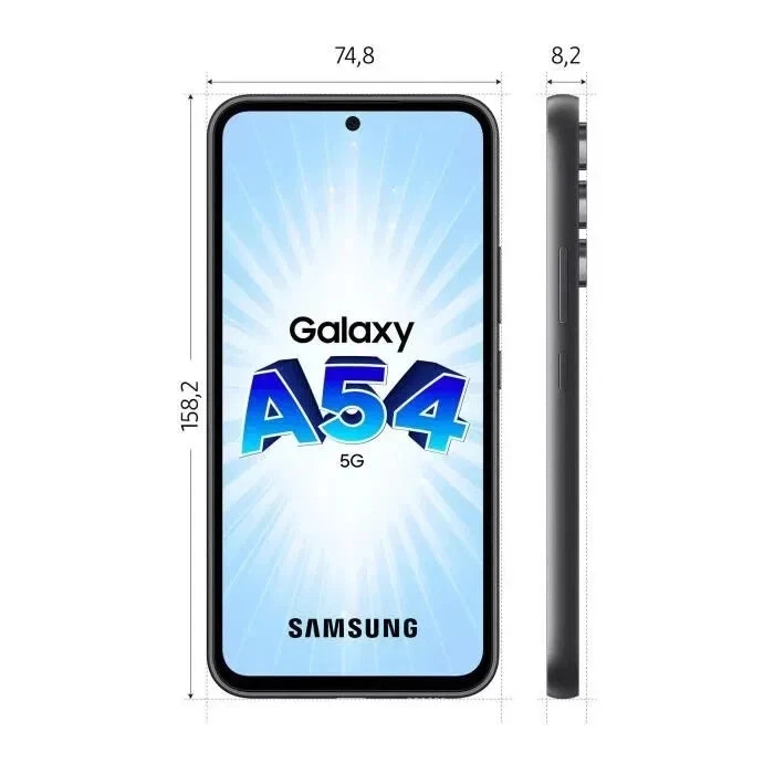 New Samsung Galaxy A54 5G A546U1 128GB Factory Unlocked-Awesome Graphite Sealed