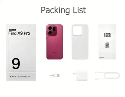 Oppo Find X9 Pro 5G 512GB 16GB CN Model w/Google Play Unlocked GSM Red