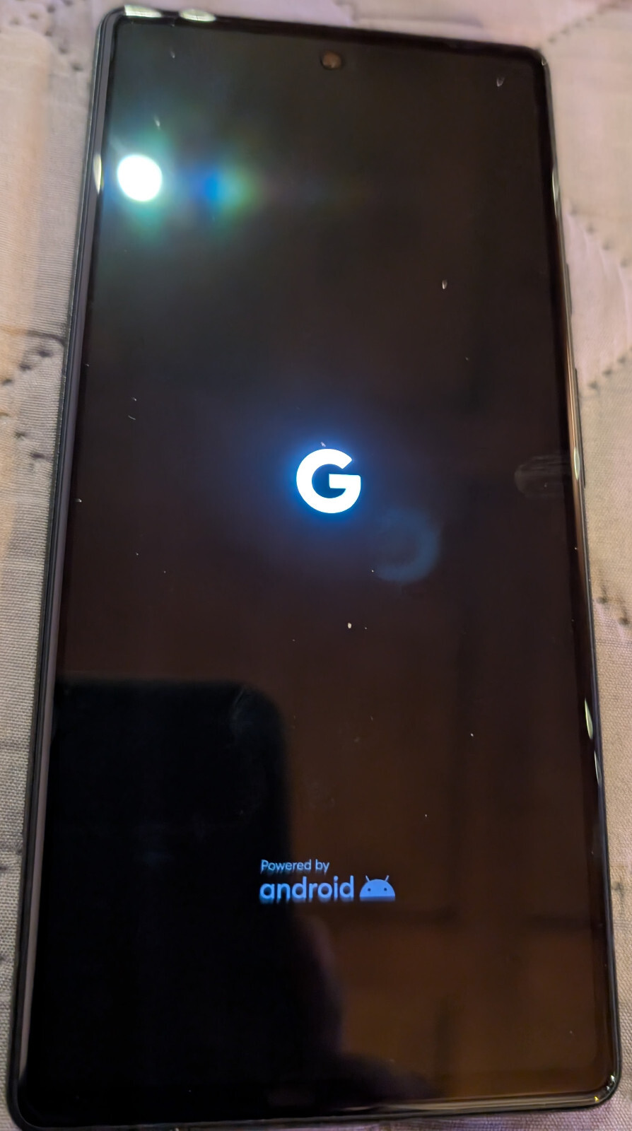 Google Pixel 6 – 128 GB – Stormy black (Unlocked), used in very good condition