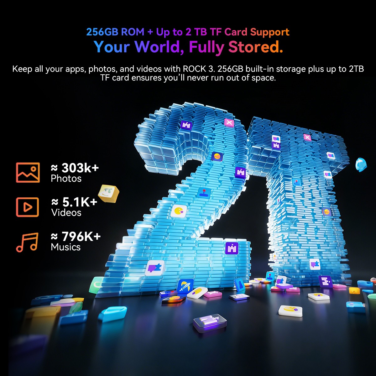 Blackview ROCK 3 AI Rugged Smartphone 32GB+256GB 6.78″ Thermal Imaging NFC 108MP