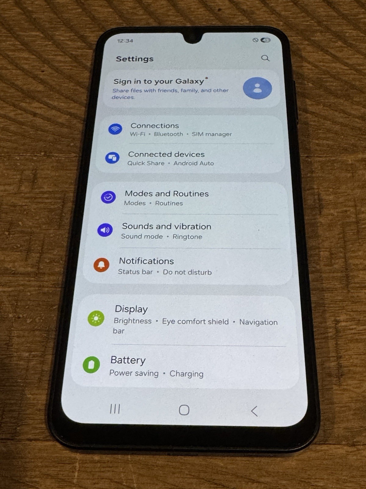 Samsung Galaxy A16 5G 128GB Blue Black Smartphone Unlocked Smartphone SM-A166U