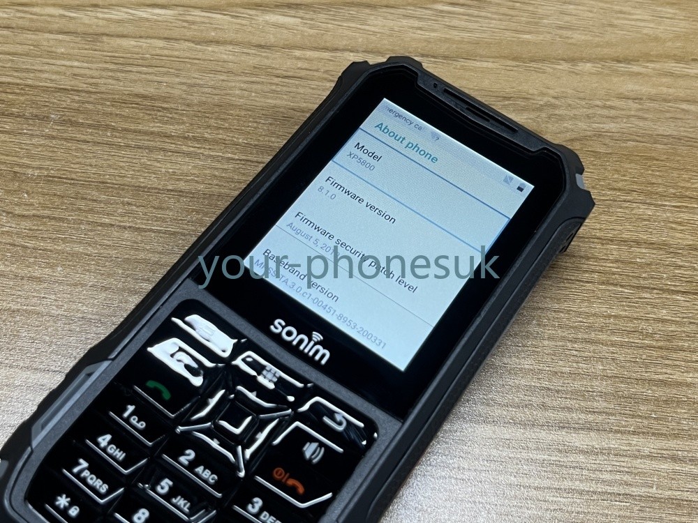 Sonim XP5s XP5800 GSM Unlocked (Any Carrier) 16GB Rugged Waterproof Phone