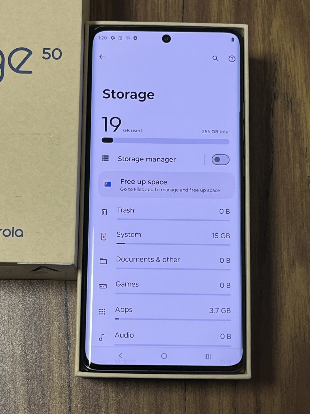 Motorola Edge 50 5G, XT2407-1 (Koala Gray 256GB, 12GB RAM) Factory Unlocked