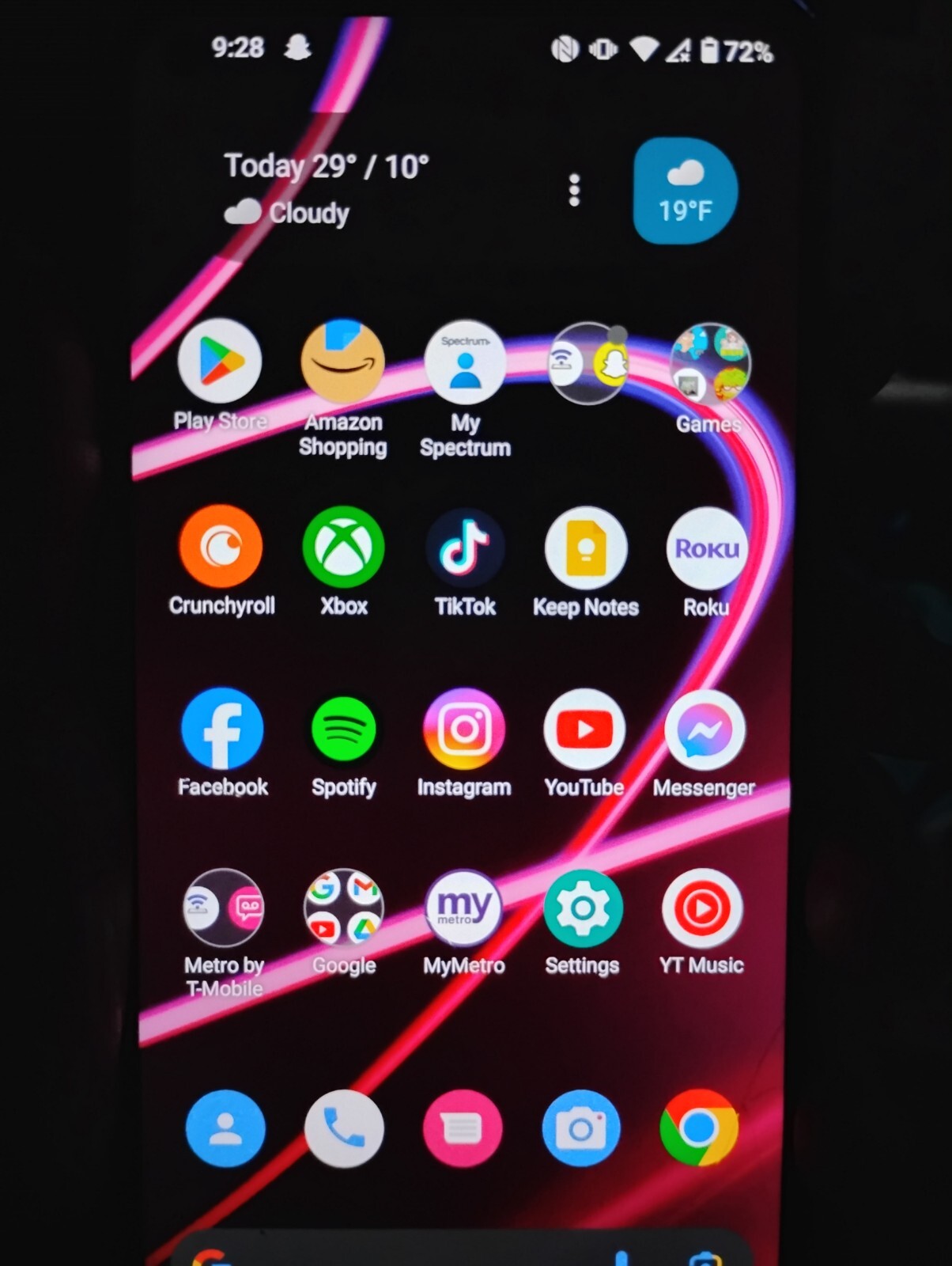 Revvl 5G (T-Mobile) – 128 GB – Black/Red (T-Mobile) W/Tiktok