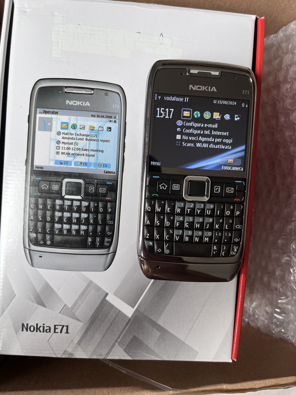 Nokia E71 Nokia E71 Phone Made in Finland, Used Working! Camera Error!