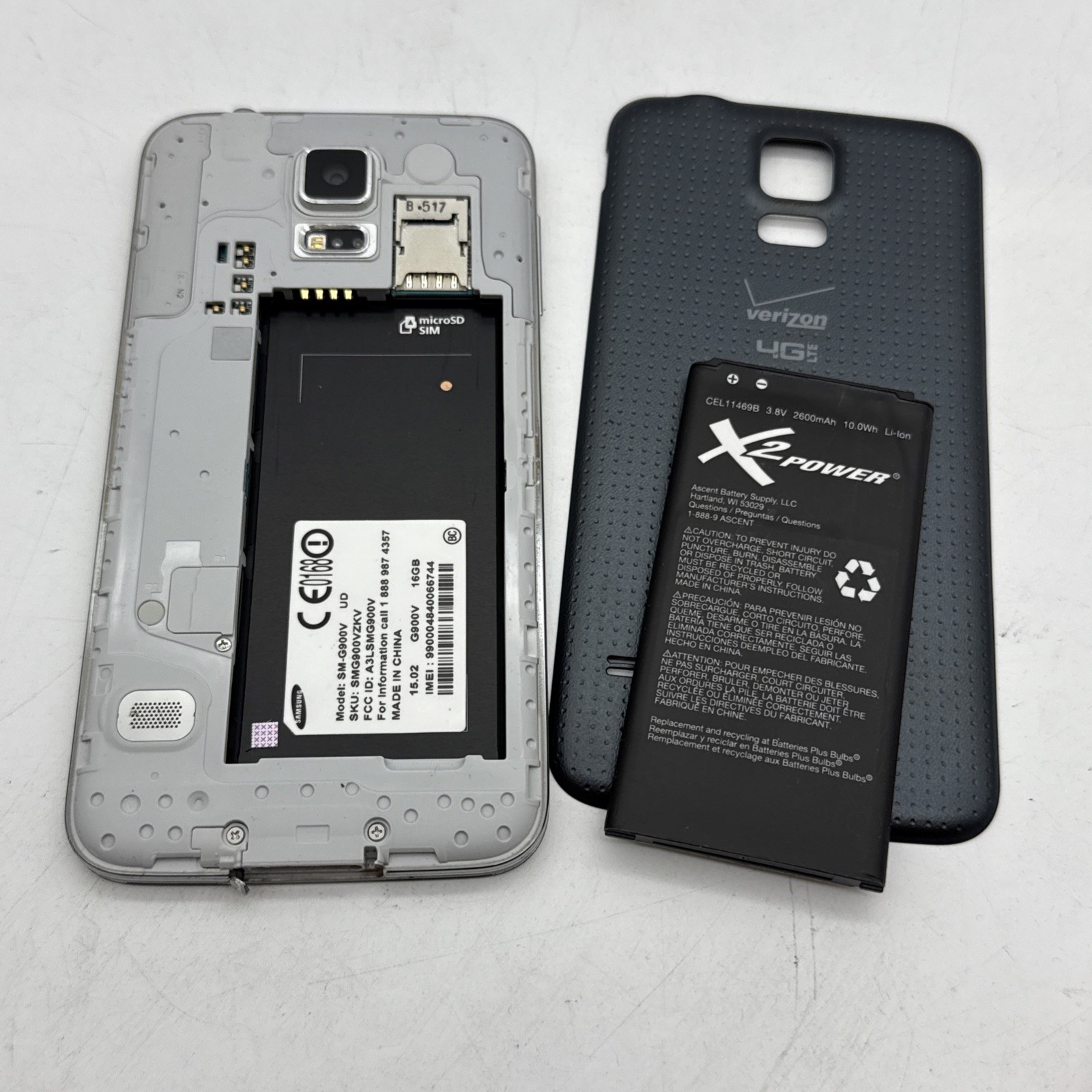 Samsung Galaxy S5 (SM-G900V) 16GB (Verizon Unlocked) Smartphone – (B13:30)