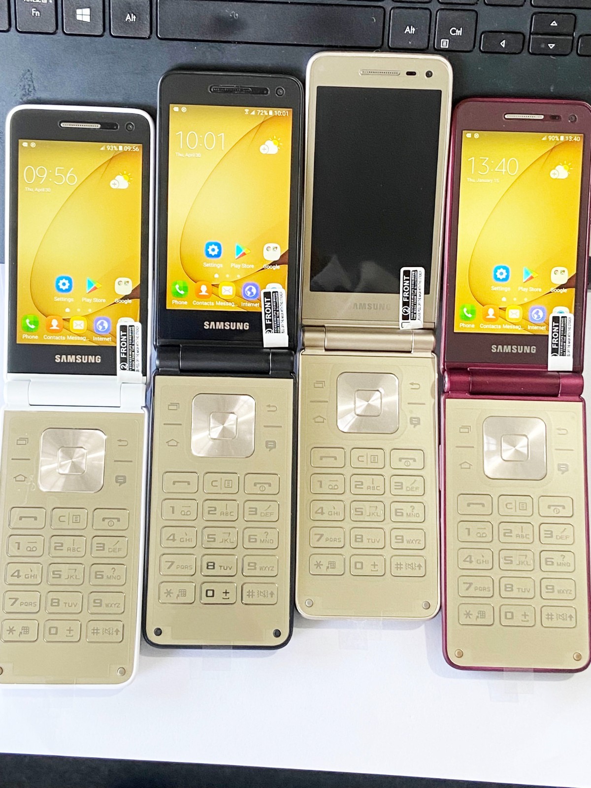 Samsung Galaxy Folder SM-G1600 16GB ROM-All colors-Unlocked Tested Flip phone