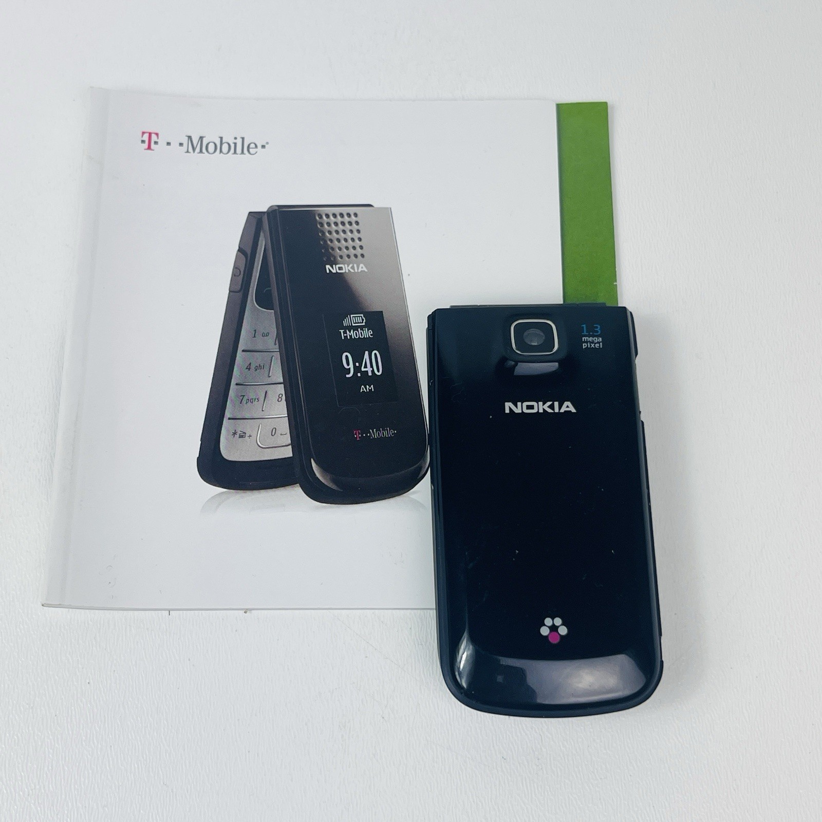 Nokia Flip Phone 1.3 Megapixel Untested For Parts Replacement T Mobile