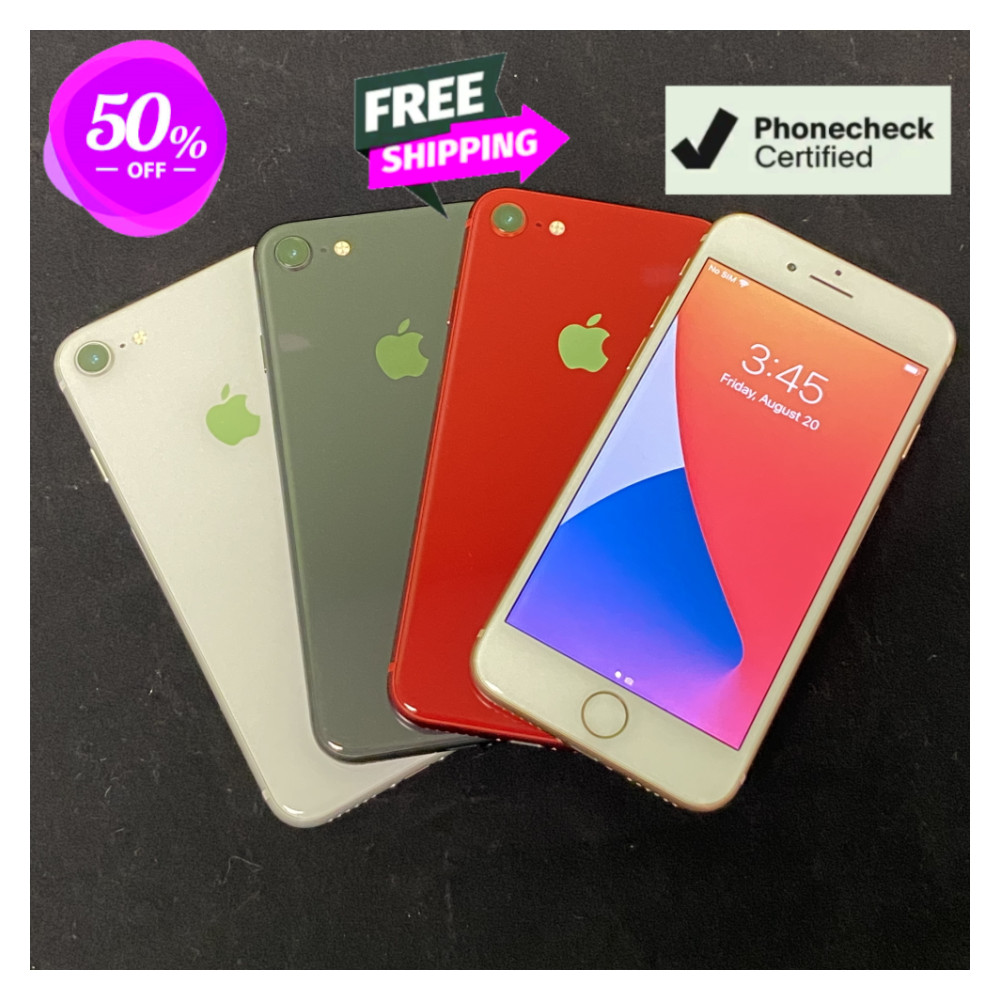 Apple iPhone 8 256GB 64GB -Excellent- Unlocked Verizon AT&T Multi-Touch Display