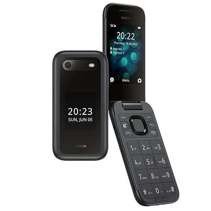 Nokia 2660 Flip 4G Dual-SIM 128MB+48MP Unlocked Flip Mobile Phone New Original