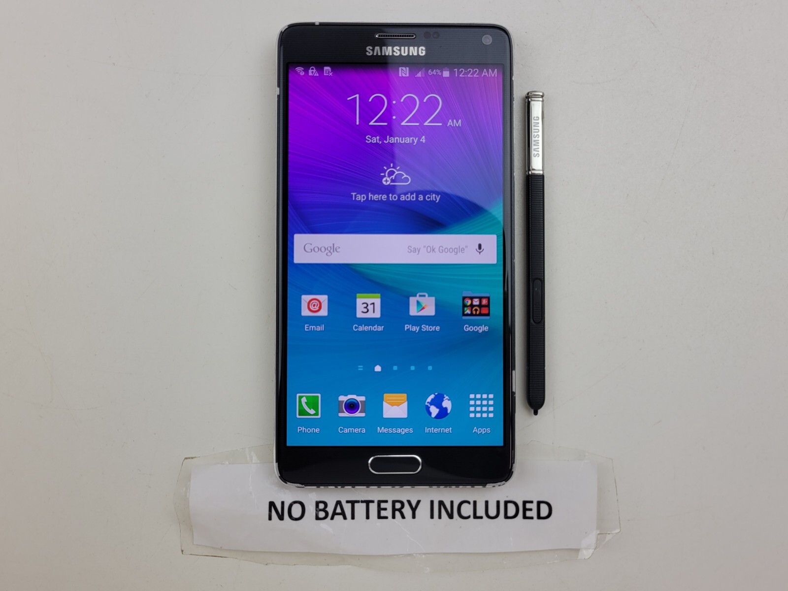 Samsung Galaxy Note 4 (SM-N910A) 32GB (AT&T) Smartphone – Clean IMEI – H0050